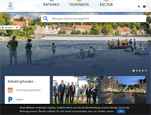 Tablet Screenshot of landsberg.de